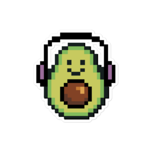 Digital Avocado Sticker